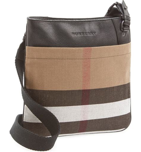 burberry small canvas check crossbody bag|burberry crossbody bag for men.